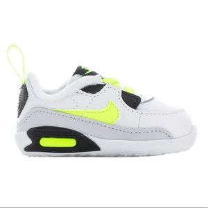 Nike Crib Air Max 90 White/Particle-Grey Sz 4c